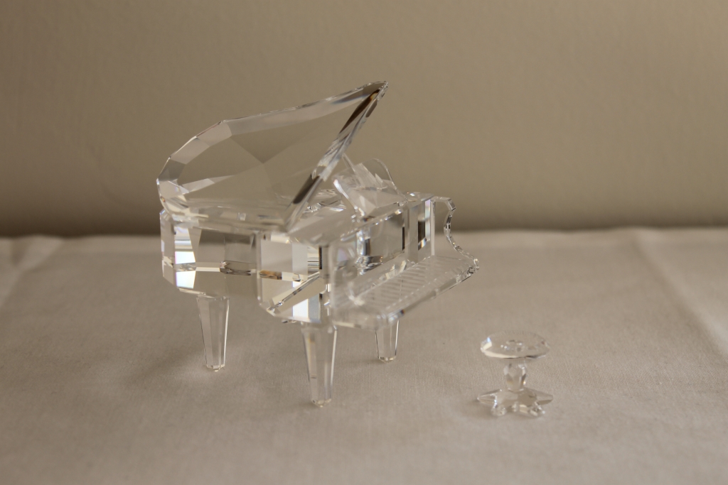 Swarovski Crystal Grand sale Piano With Stool 7477 NR 000 006